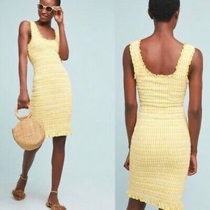 Anthropologie Akemi & Kin Sonya Smocked Dress